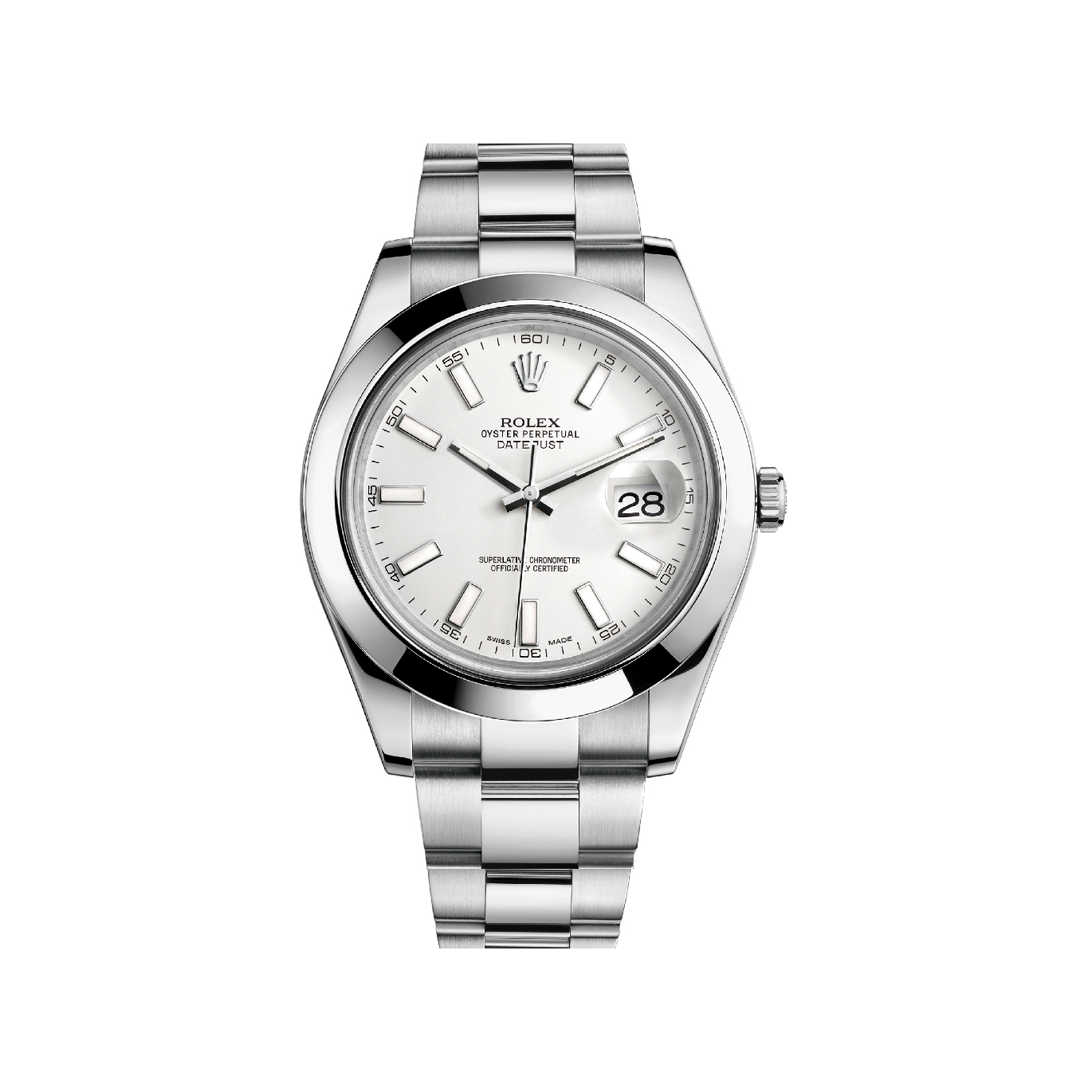 Datejust II 116300 Stainless Steel Watch (White)